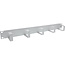 InLine® 19" Cable management panel, 5 small brackets, RAL7035, grey