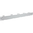 InLine® 19" Cable management panel, 5 small brackets, RAL7035, grey