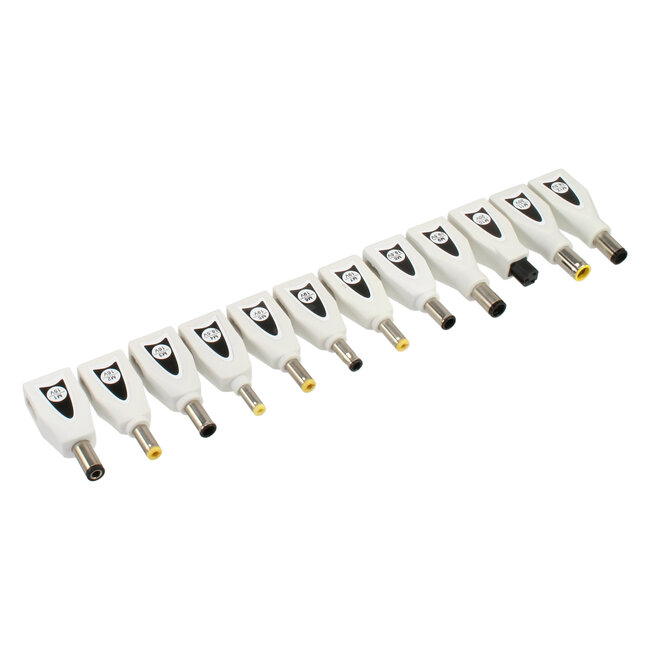 InLine® Power Supply Notebook Adapter 90W USB 100-240V white incl. 12 tips