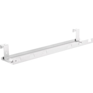 InLine® InLine® Cable guide/shelf for under-table mounting, white