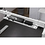 InLine® Cable guide/shelf for under-table mounting, white