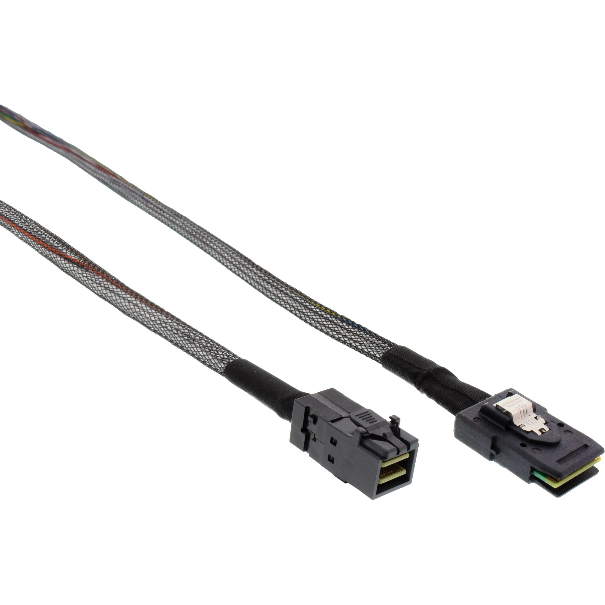 InLine Mini SAS HD 1.0m. Snoerlengte: 1 m, Aansluiting 1: SFF-8087, Aansluiting 2: SFF-8087