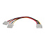 InLine® Internal Power Y-Cable 1x Molex 4 Pin to 2x Molex 4 Pin 0.2m