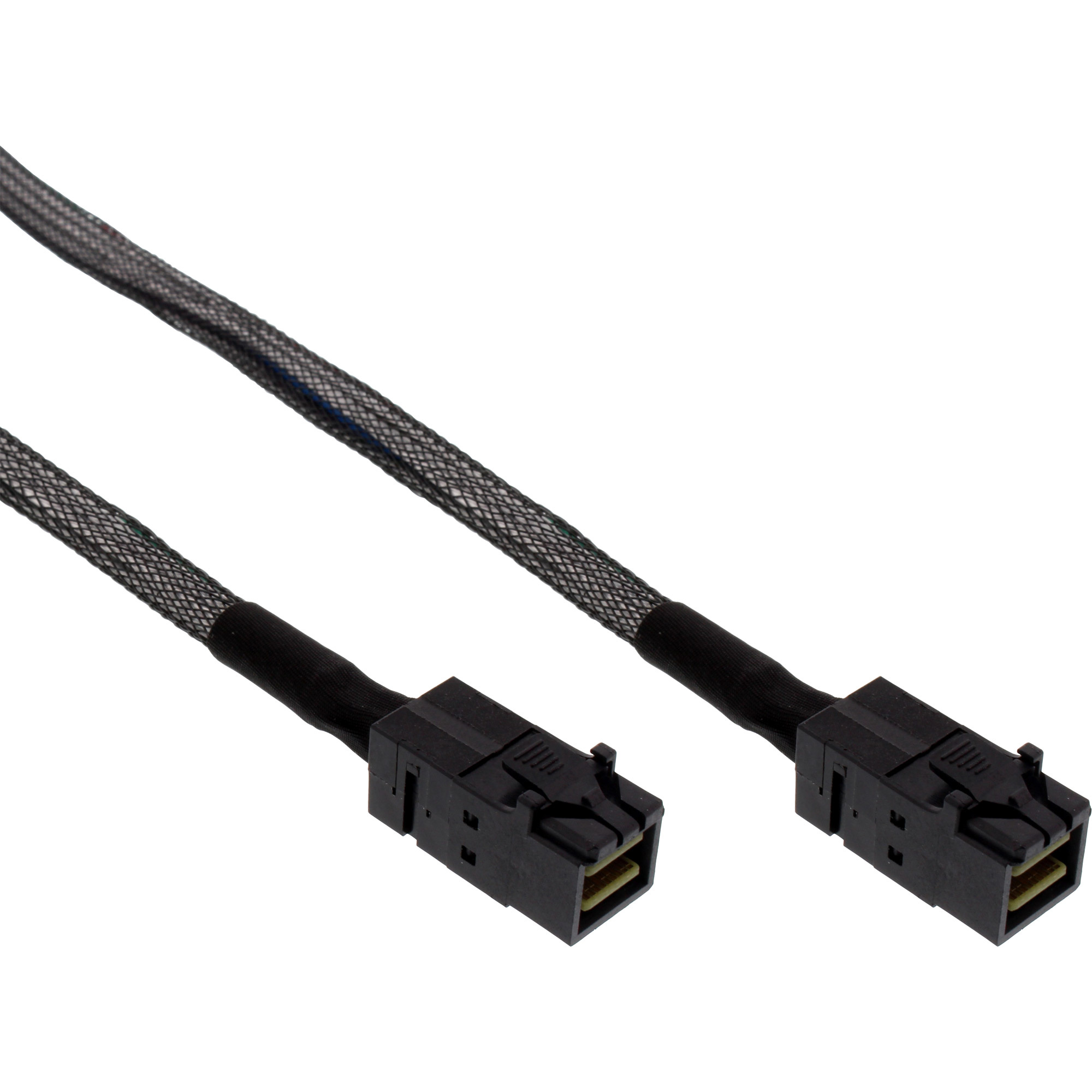 InLine Mini SAS HD 0.5m. Snoerlengte: 0,5 m, Aansluiting 1: SFF-8643, Aansluiting 2: SFF-8643