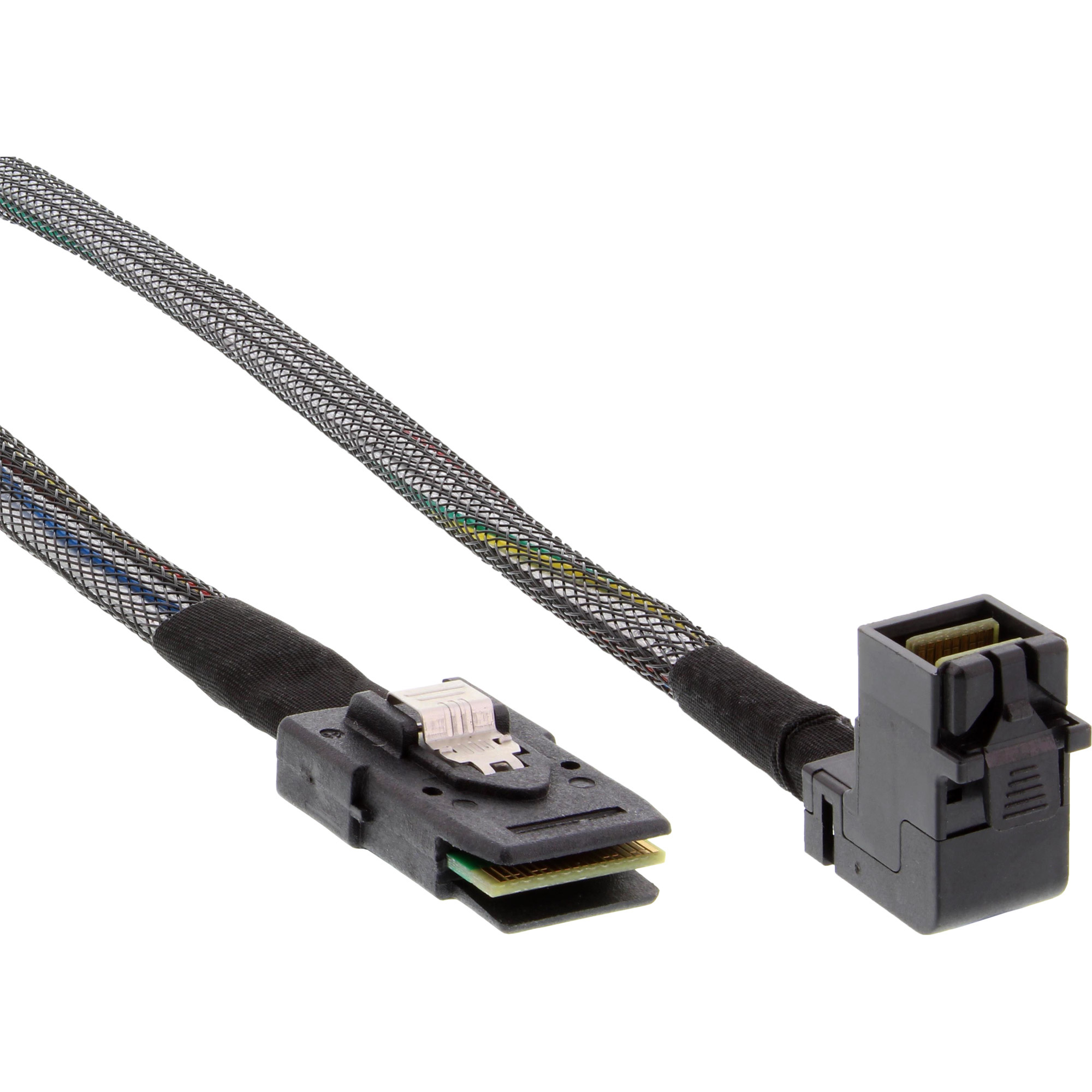 InLine Mini SAS HD 1.0m. Snoerlengte: 1 m, Aansluiting 1: SFF-8087, Aansluiting 2: SFF-8087