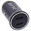 InLine® USB car charger power-adapter power delivery, 2x USB Type-C, black