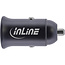 InLine® USB car charger power-adapter power delivery, 2x USB Type-C, black