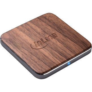 InLine® InLine® Qi woodcharge, Smartphone wireless fast charger, 5/7,5/10W