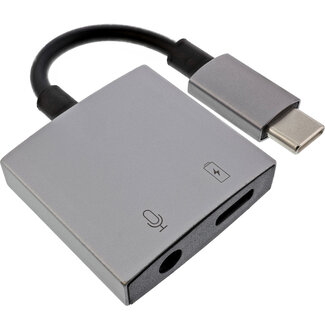 InLine® InLine® USB-C Audio Adapter Cable, USB-C to 3.5mm Jack + PD 30W