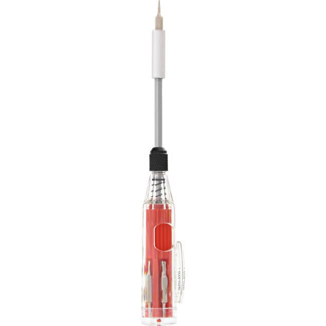 InLine® Screwdriver with bit holder 12in1