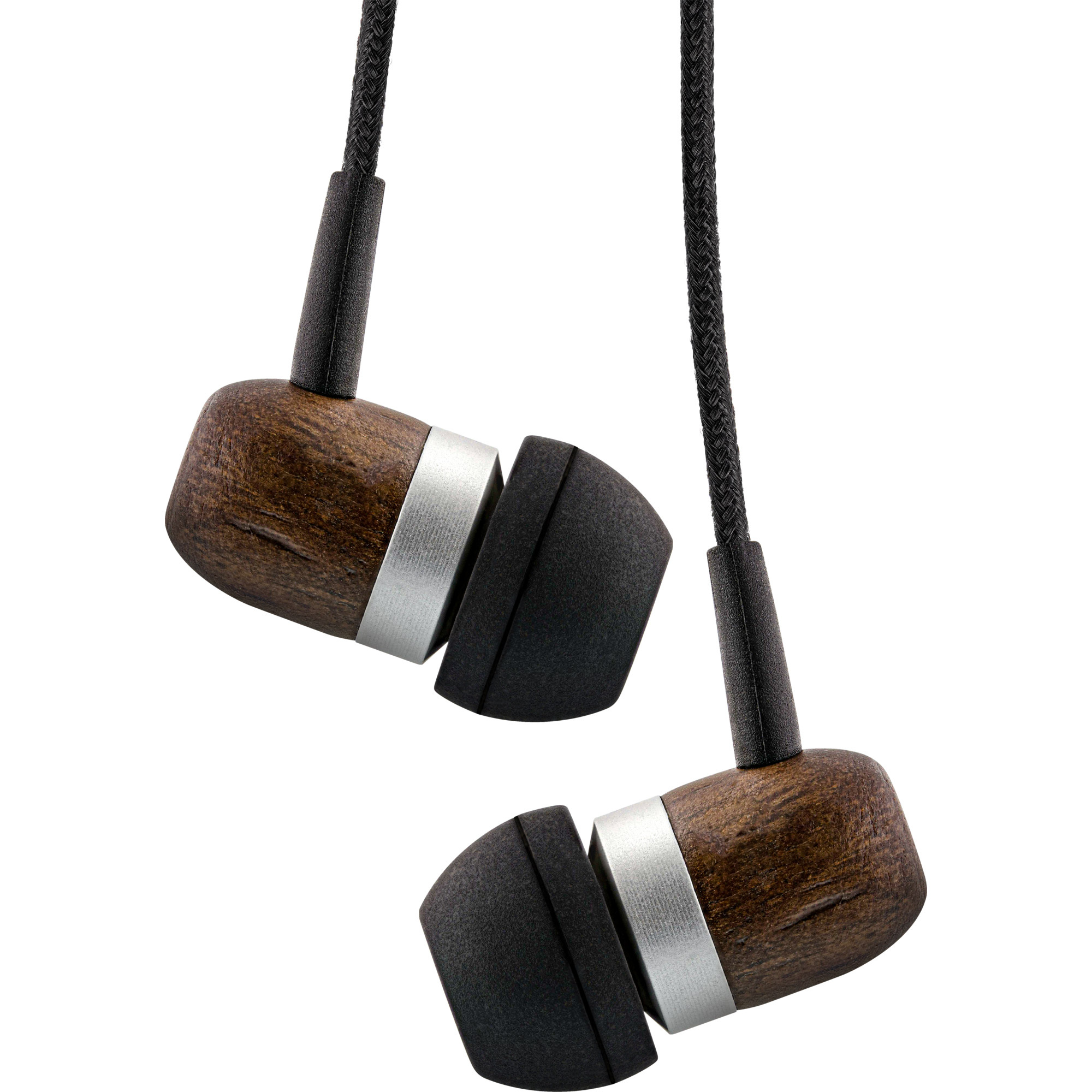 InLine 55357 Zwart, Hout Intraauraal In-ear koptelefoon
