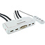 InLine® KVM Switch 4 Port DVI-D + USB + Audio incl. 2 Cable Sets