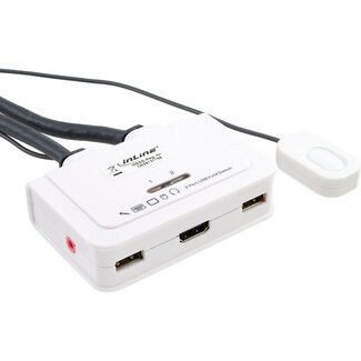 InLine® InLine® KVM Switch 2 Port HDMI USB with Audio