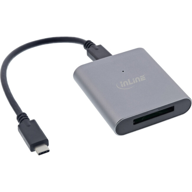 InLine® Card reader USB 3.2 USB Type-C oder USB A, for CFexpress Type-B cards