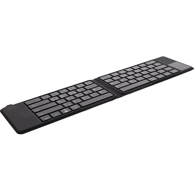 InLine® foldable Bluetooth keyboard "BT-Pocket", grey, for up to 3 Bluetooth devices
