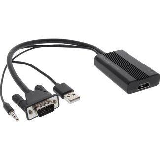 InLine® InLine® Converter VGA+Audio to HDMI Input VGA + 3.5mm Audio jack