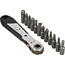 InLine® Pocket Tool Set with Mini Ratchet Wrench + Bit Set 12pcs.