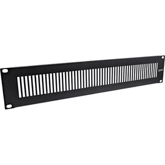 InLine® InLine® 19" blind panel perforated, 2U, RAL 9005 black