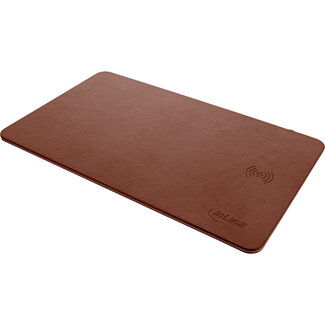 InLine® InLine® Mouse pad, wireless charging, 370x225x7mm, brown