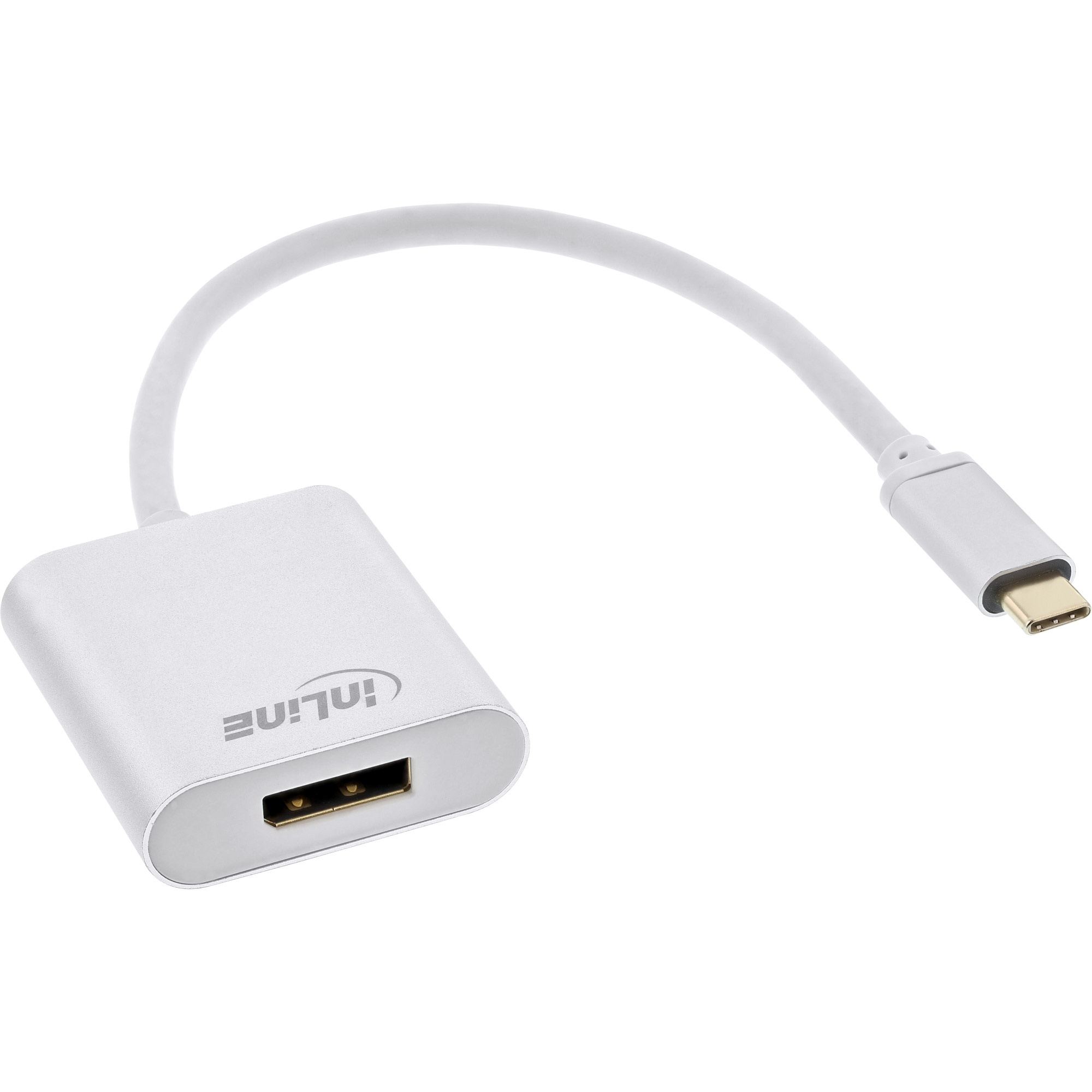 InLine 64102S. Snoerlengte: 0,2 m, Aansluiting 1: USB Type-C, Aansluiting 2: DisplayPort