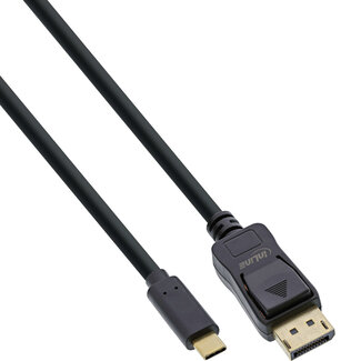 InLine® InLine® USB Display Cable, USB Type-C male to DisplayPort male (DP Alt Mode), 4K2K, black, 5m