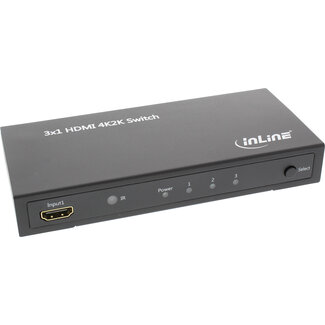 InLine® InLine® HDMI Switch 3 IN to 1 OUT signal 4K2K 3D HD Audio