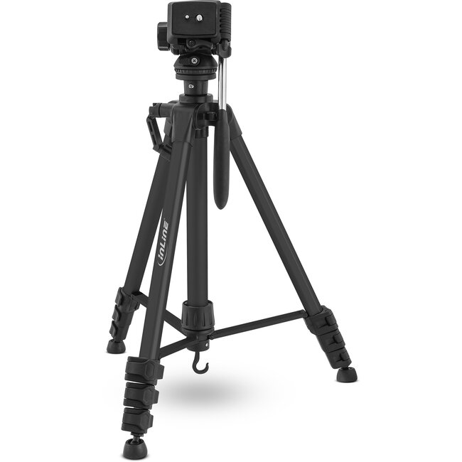 InLine® Professional light weight Tripod black max. height 1.56m