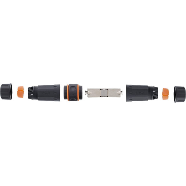 InLine® Outdoor Connector Cat.6A waterproof IP68