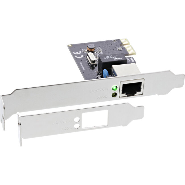 InLine® Gigabit Network Card PCI Express 1Gb/s PCIe x1 + LP Bracket