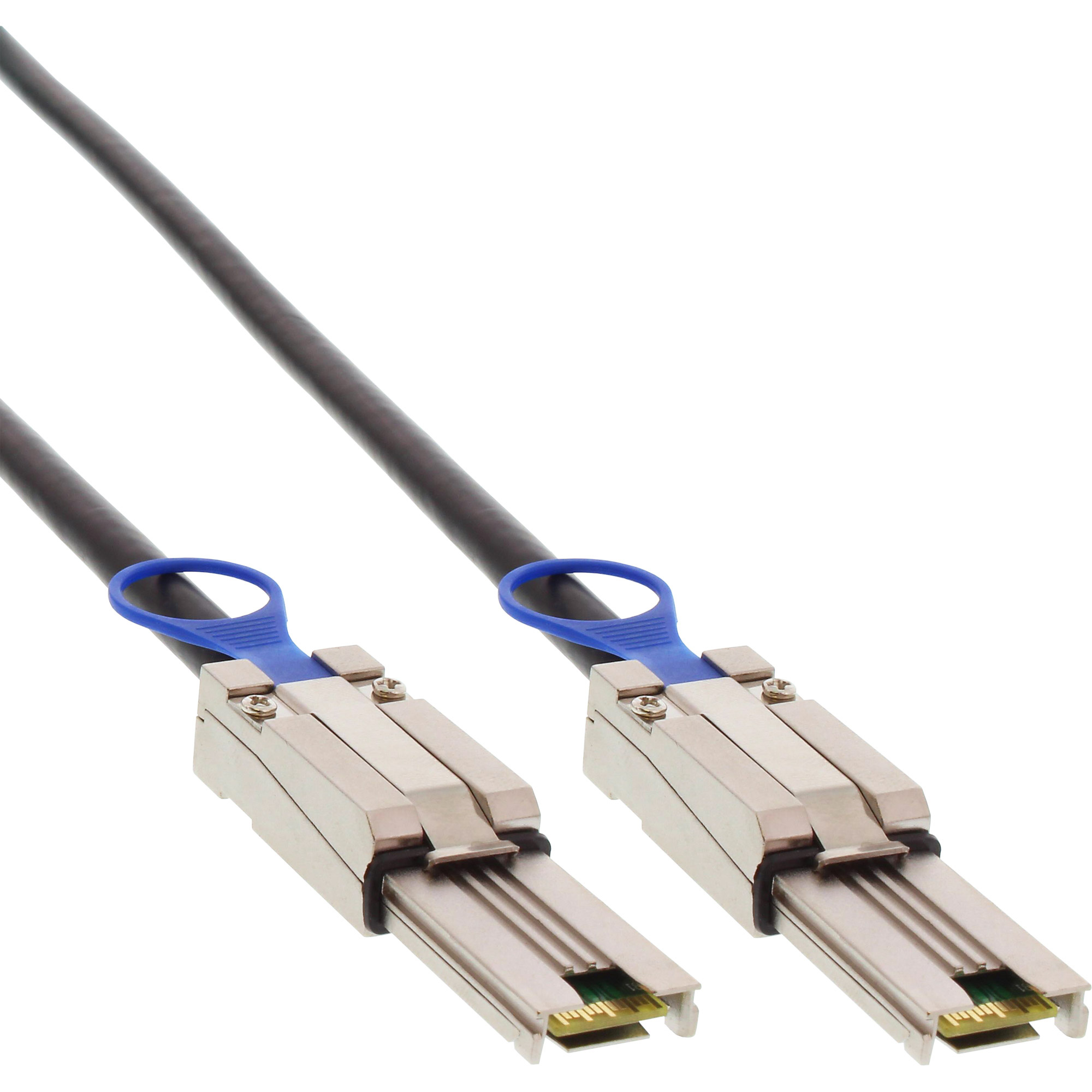 InLine 27623A. Snoerlengte: 0,5 m, Aansluiting 1: Mini SAS SFF-8088 male, Aansluiting 2: SFF-8088