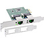 InLine® Dual Gigabit Network Interface Card, PCI Express, 2x 1Gb/s, PCIe x1, incl. low-profile slot bracket