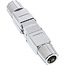 InLine® Cable connector Cat.6A, shielded, tool free coupler