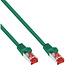 InLine® Patch Cable S/FTP PiMF Cat.6 250MHz PVC CCA green 10m