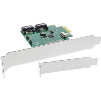 InLine® InLine® Interface Card 2 Port SATA 6Gb/s x1 PCIe 2.0 RAID 0 / 1 / SPAN