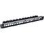 InLine® Patch panel 24-way, Keystone empty panel Patch panel, 19", 1U, black RAL9005