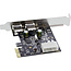 InLine® USB 3.0 2 Port Host Controller PCIe with Full Size + Low Profile Bracket