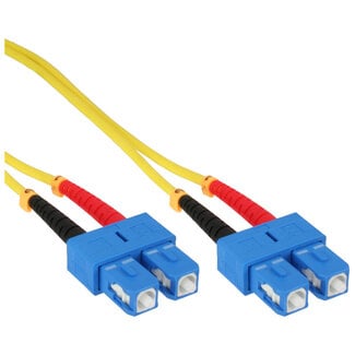 InLine® InLine® Fiber optical duplex cable, SC/SC, 9/125µm, OS2, 1m