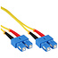 InLine® Fiber optical duplex cable, SC/SC, 9/125µm, OS2, 1m