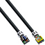 InLine® Patch cable, U/UTP, Cat.6A, halogen-free, AWG23 copper, black, 40m