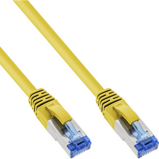 InLine® InLine® Patch Cable S/FTP PiMF Cat.6A halogen free 500MHz yellow 0.3m