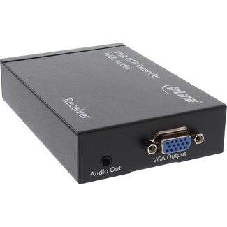 InLine® InLine® VGA + Audio Extender Receiver max. 300m via UTP / STP network Cable RJ45