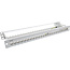 InLine® Blank Patch Panel with pull-out 19" 24 Port 1U light grey RAL7035