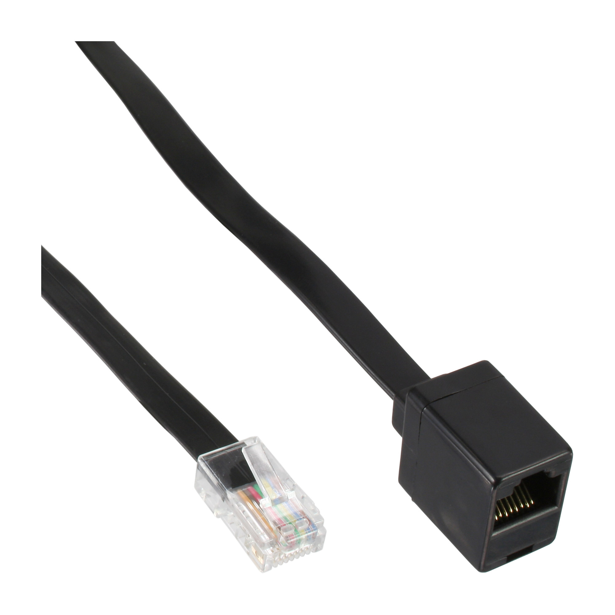 InLine 6m ISDN RJ45. Snoerlengte: 6 m, Aansluiting 1: RJ-45, Aansluiting 2: RJ-45