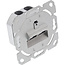 InLine® Wall Outlet Box Cat.6A surface or flush mount 2x RJ45 female RAL9010 white vertical