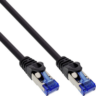 InLine® InLine® Patch cable armoured, U/FTP, Cat.6A, black, 20m