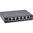 InLine® Patch panel Cat.6A 0.5U 6-port, for table/wall/rail, with dust protection, black