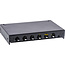 InLine® Patch panel Cat.6A 0.5U 6-port, for table/wall/rail, with dust protection, black