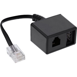 InLine® InLine® TAE adaptor cable RJ45 male to TAE-N & RJ11 female