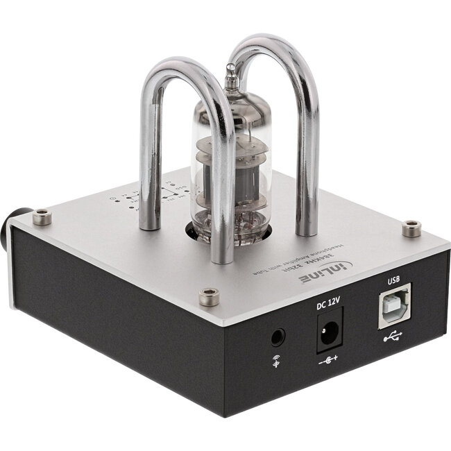 InLine® AmpUSB, Hi-Res AUDIO HiFi DSD USB Audio DAC, Headphone Vacuum Tube amplifier, 384kHz/32bit