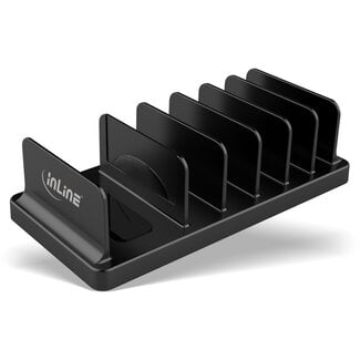 InLine® InLine® multi stand with 6 compartments for desk / shelf, black